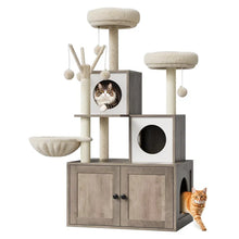 Load image into Gallery viewer, Cat Tree Furniture for Indoor Cats, Modern Design
