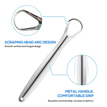 Load image into Gallery viewer, Stainless Steel Tongue Cleaner for Optimal Oral Hygiene
