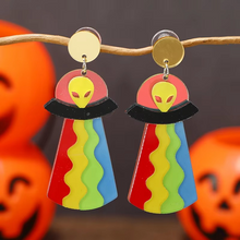 Load image into Gallery viewer, Halloween Acrylic Earring Set of 8 Pairs
