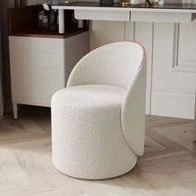 Load image into Gallery viewer, Modern Nordic Rotating Vanity Stool with Cushioned Seat for Dressing Rooms
