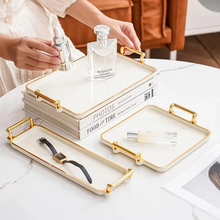 Load image into Gallery viewer, Elegant Rectangular Multi-Purpose Storage Tray
