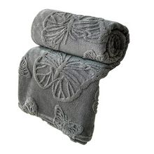 Load image into Gallery viewer, Double Sided Cooling Blanket with Breathable Cold Effect and 3D Butterfly Jacquard Design
