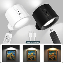 Load image into Gallery viewer, LED Wall Lamp - Rechargeable, Magnetic &amp; Dual-Sided Lighting for Indoor Use

