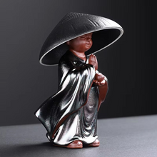 Load image into Gallery viewer, Ceramic Little Monk Tea Strainer for Tea Ceremony and Home Décor
