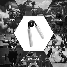 Load image into Gallery viewer, Adjustable Aluminum Hand Grip Strength Trainer for Finger and Arm Fitness
