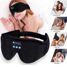 Load image into Gallery viewer, Bluetooth Sleeping Headphones with 3D Eye Mask and Built in HD Speakers
