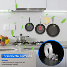 Load image into Gallery viewer, Transparent Double Sided Nano Adhesive Tape - 1M 3M 5M Reusable Waterproof Mounting Roll
