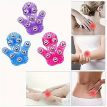 Load image into Gallery viewer, Handheld Roller Ball Massage Glove for Muscle Relief and Relaxation
