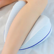 Load image into Gallery viewer, White Replacement Pillowcases for Leg Contour Pillows, Soft Washable Zipper Covers, 2 Pack
