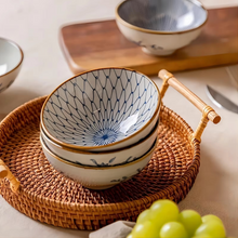 Load image into Gallery viewer, Japanese Ceramic Bowl Set for Cereal, Salad, Noodles and Desserts
