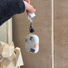 Load image into Gallery viewer, Cute Cartoon Cat Earphone Case with Mini Bell Pendant
