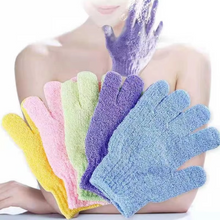 Load image into Gallery viewer, Reversible Exfoliating Shower Gloves, Body Scrub and Cleansing Gloves for Smooth Skin
