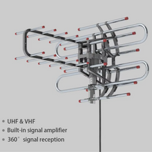 Load image into Gallery viewer, 360° Rotating Dual Frequency Outdoor TV Antenna with Dual Outputs
