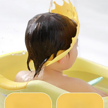 Load image into Gallery viewer, Baby and Child Waterproof Silicone Shampoo Hat for Eye and Ear Protection

