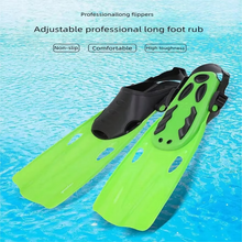Load image into Gallery viewer, Adjustable Open Heel Snorkeling Fins, Compact Travel Swim Flippers for Snorkeling and Diving
