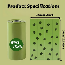 Load image into Gallery viewer, Eco-Friendly Biodegradable Leak Proof Dog Waste Bags with Dispenser
