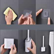 Load image into Gallery viewer, Clean Silicone Toilet Brush, Modern Flexible Design
