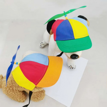Load image into Gallery viewer, Colorful Sunproof Propeller Dog Cap for Summer Fun
