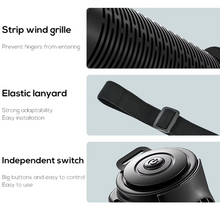 Load image into Gallery viewer, Portable USB Car Seat Fan with Adjustable Headrest Strap
