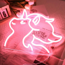 Load image into Gallery viewer, Charming Unicorn LED Neon Light – Adjustable Brightness for Perfect Room Ambiance
