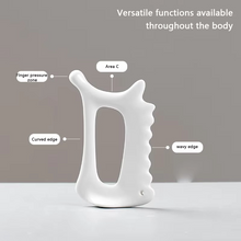 Load image into Gallery viewer, White Ceramic Guasha Scraping Board for Full Body Massage and Lymphatic Drainage
