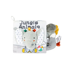 Load image into Gallery viewer, Soft 3D Cloth Baby Book with High Contrast Sensory Pages for Early Learning and Stroller Play
