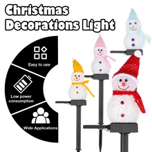 Load image into Gallery viewer, Christmas Solar Snowman Outdoor Decorative Light
