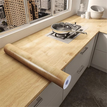 Load image into Gallery viewer, Self-Adhesive Wood Grain Wallpaper Roll for Furniture, Cabinets, Doors, and Walls
