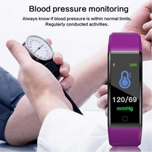 Load image into Gallery viewer, Waterproof Fitness Smart Watch with Heart Rate and Blood Pressure Tracking for Men and Women
