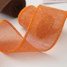Load image into Gallery viewer, Linen Corded Ribbon Roll for Gift Wrapping and Decorations
