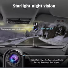 Load image into Gallery viewer, 1080P HD 360° Rotating Mini ADAS Dash Camera with 32GB Card, Night Vision, Motion Detection, and 24H Parking Mode
