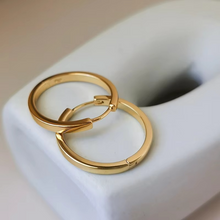 Load image into Gallery viewer, Classic Shiny Big Round Hoop Earrings for Women – Lightweight Circle Jewelry 2023
