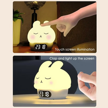Load image into Gallery viewer, Bunny Digital Alarm Clock with Sleep Trainer and Night Light
