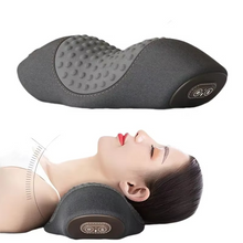 Load image into Gallery viewer, Rechargeable Heated Neck Massage Pillow with Cervical Support and Vibration
