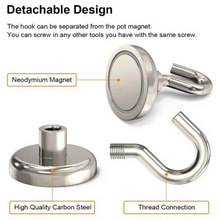 Load image into Gallery viewer, 10-Piece Multipurpose Strong Magnetic Hooks Set
