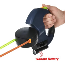 Load image into Gallery viewer, Dual Dog Retractable Leash with Built-In Flashlight and Bag Dispenser
