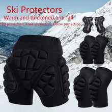 Load image into Gallery viewer, Children's Ski and Skating Hip Protector Pants with Knee, Elbow, and Wrist Pads
