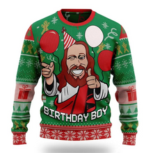 Load image into Gallery viewer, Funny Santa Claus Ugly Christmas Sweater Crewneck Sweatshirt for Men and Women
