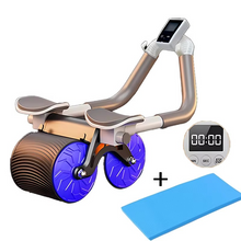 Load image into Gallery viewer, Ultimate Home Gym Ab Roller with Auto-Rebound
