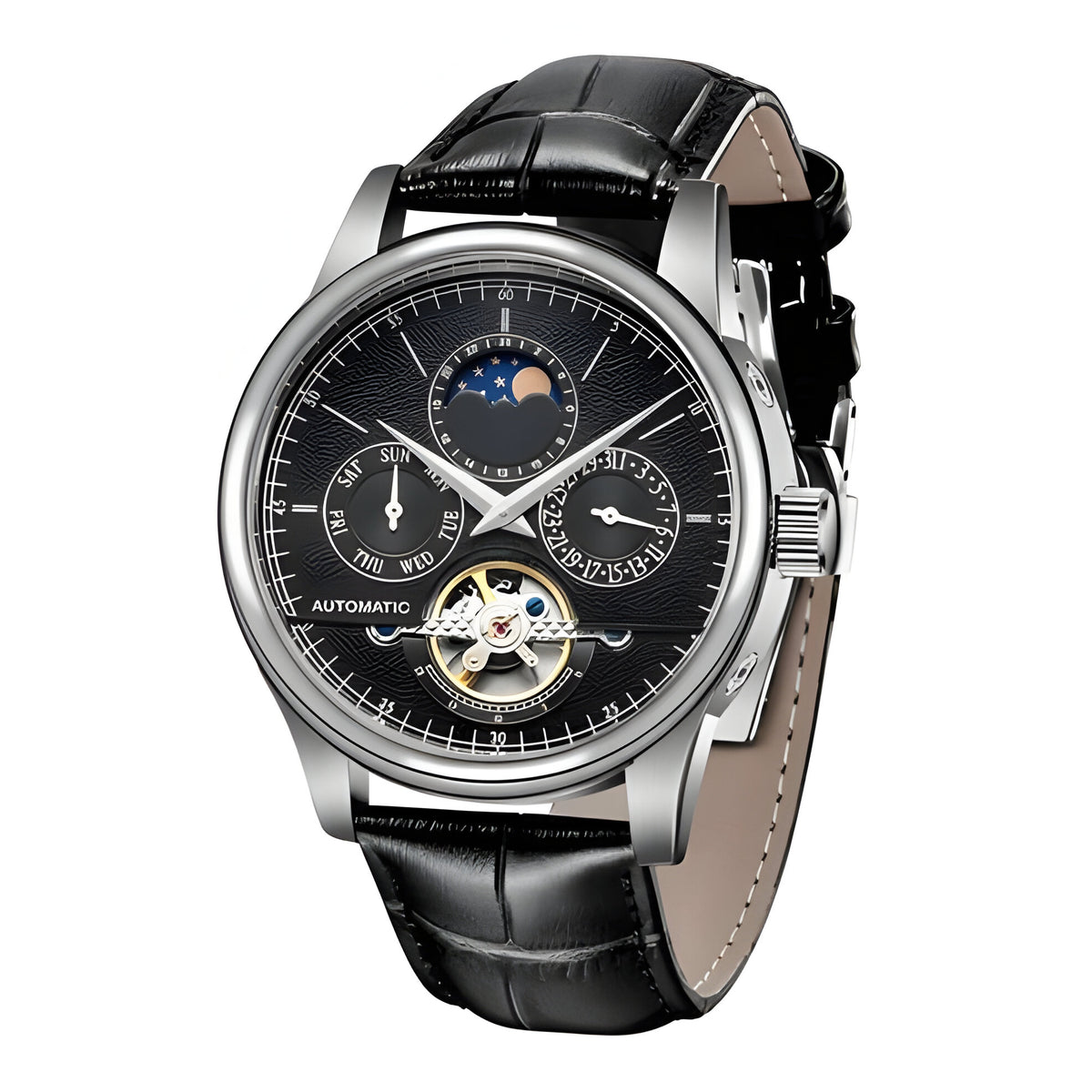 Automatic Mechanical Men's Watch, Precise Analog Stainless Steel – Zoolase
