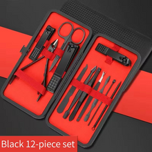 Load image into Gallery viewer, 16-Piece Stainless Steel Manicure and Pedicure Grooming Set
