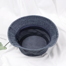 Load image into Gallery viewer, Versatile Denim Bucket Hat - Unisex, Foldable &amp; Stylish
