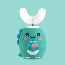 Load image into Gallery viewer, Kid-Friendly U-Shaped Sonic Electric Toothbrush with Blue Light Technology
