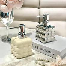 Load image into Gallery viewer, Ceramic Press Pump Dispenser Bottle for Lotion, Soap, Shampoo and Sanitizer
