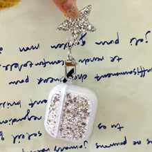 Load image into Gallery viewer, Glitter Sequins Bling Protective Case for AirPods with Keychain
