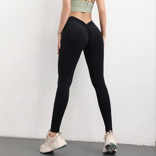 Load image into Gallery viewer, Back V Scrunch Leggings High Waisted Yoga Pants for Women
