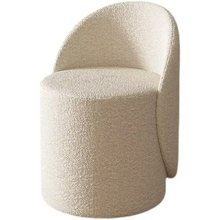 Load image into Gallery viewer, Modern Nordic Rotating Vanity Stool with Cushioned Seat for Dressing Rooms
