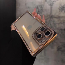 Load image into Gallery viewer, Diamond Rhinestone Luxury iPhone Case
