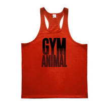 Load image into Gallery viewer, Men's Muscle Fit Cotton Stringer Tank Top
