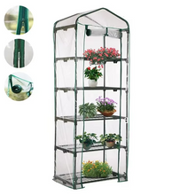Load image into Gallery viewer, Adjustable Waterproof Plant Cover for Garden, Multi Layer Frost Protection Greenhouse for Vegetables and Flowers
